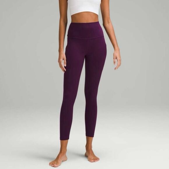 Lululemon Align High Rise Pant Side Pockets Dramatic Magenta Purple Size 4 - Picture 1 of 7